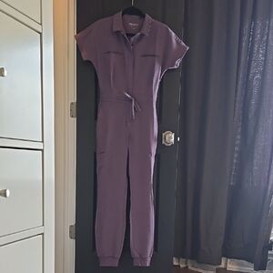 Purple Scrubs Jumpsuit